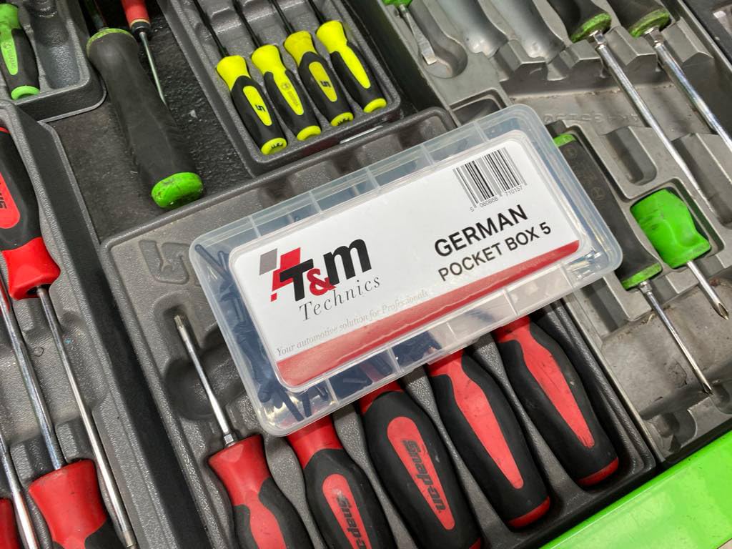 German Pocket Box 5 T&M Technics, 100 clips de carrosserie – vue 6