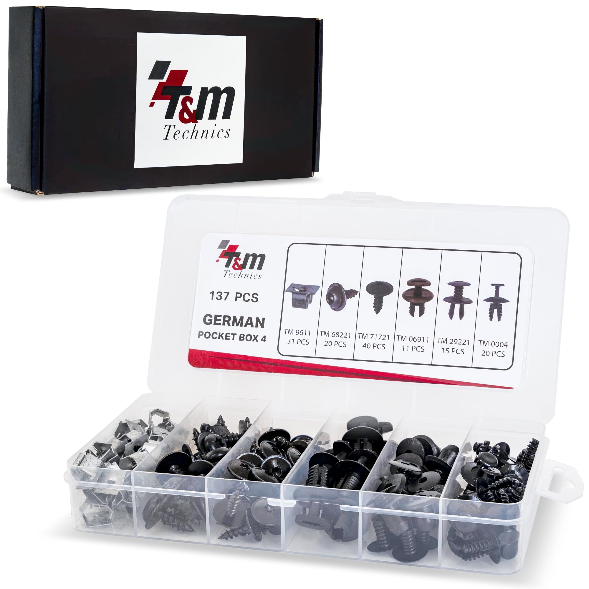 German Pocket Box 4 T&M Technics, 137 clips de carrosserie – vue 3