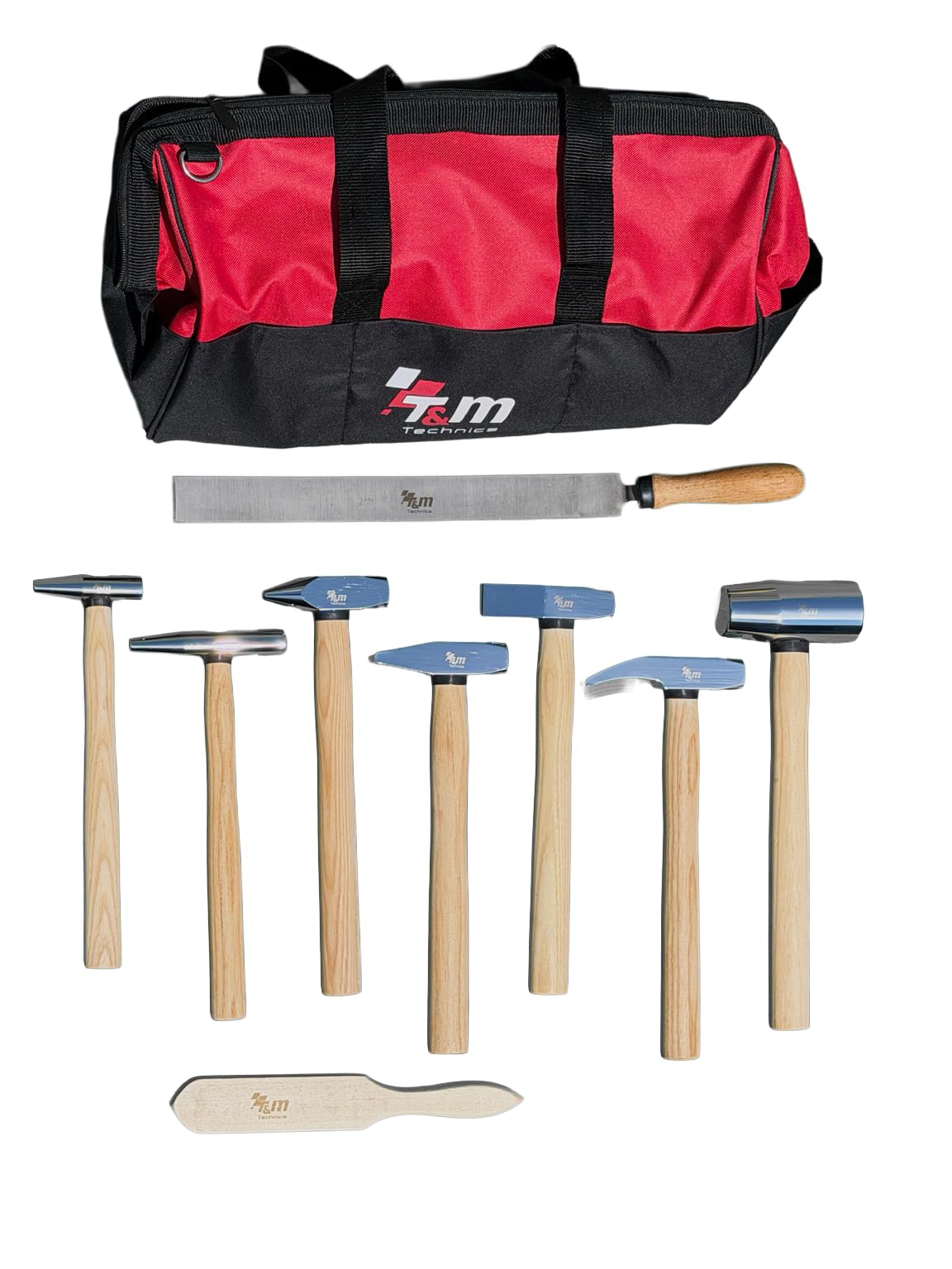 Set de 7 marteaux de débosselage aluminium T&M Technics – vue 2