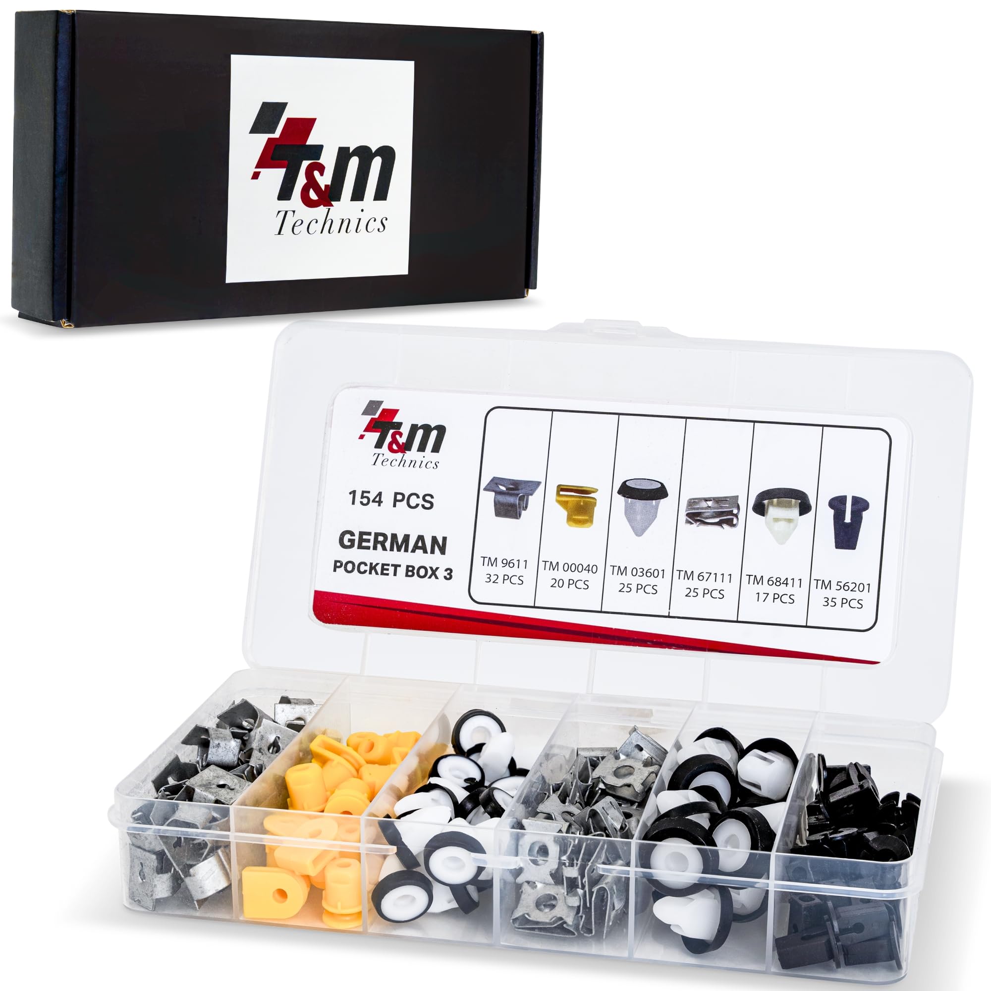 German Pocket Box 3 T&M Technics, 154 clips de carrosserie – vue 3