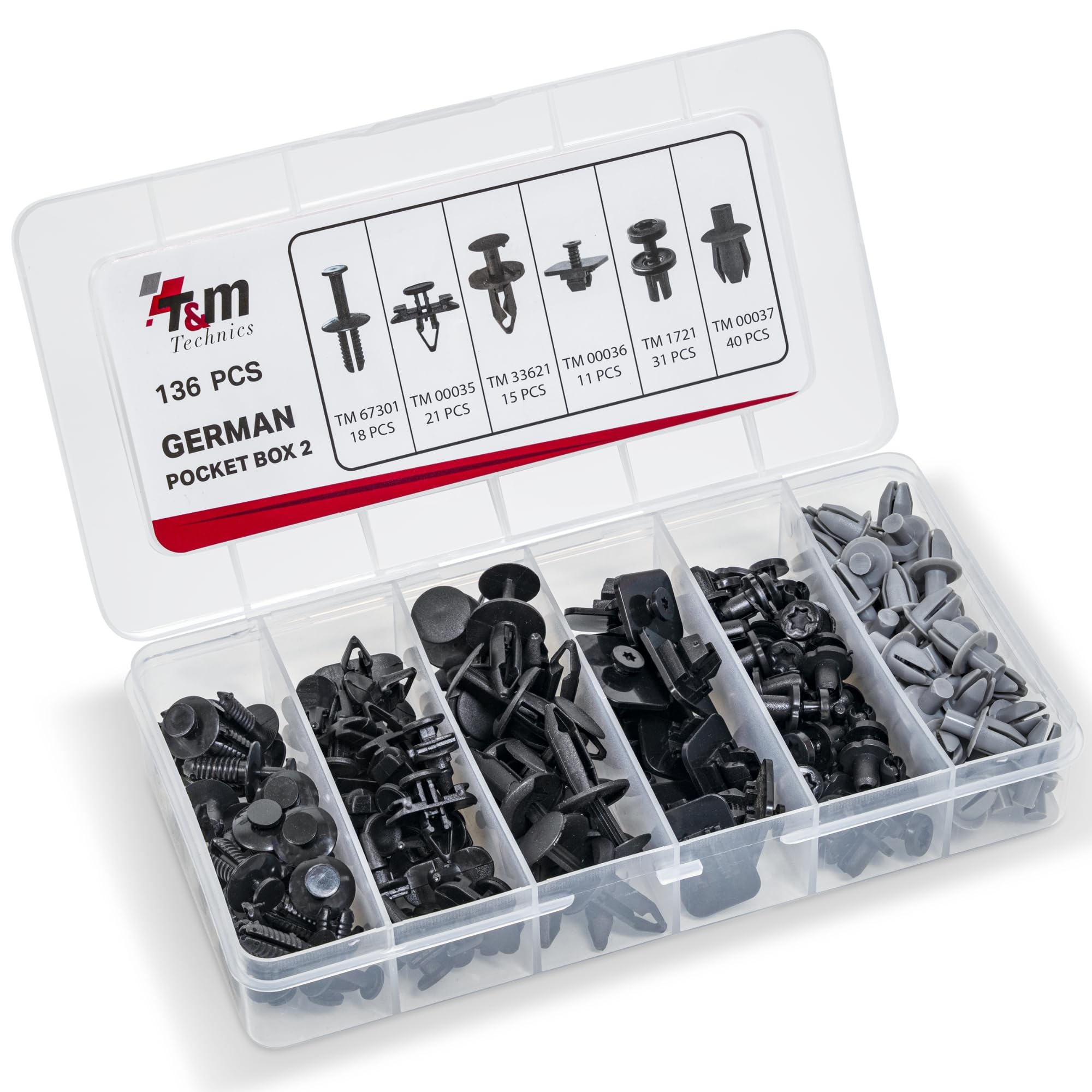 German Pocket Box 2 T&M Technics, 136 clips de carrosserie – vue 3