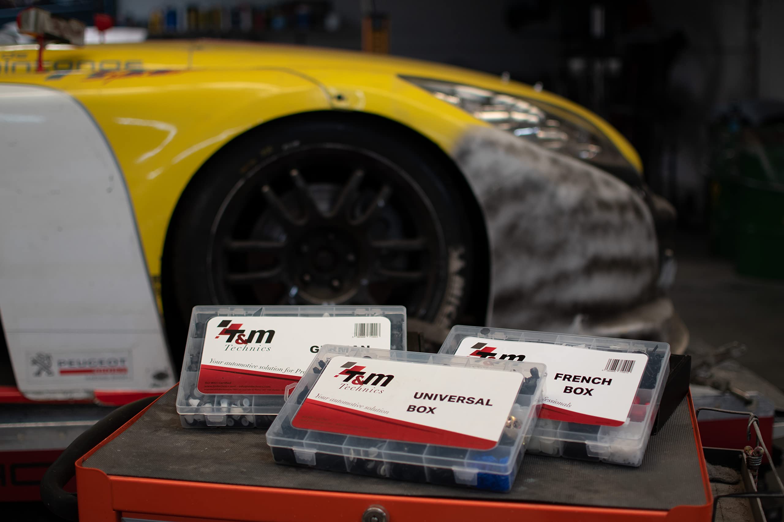 Coffret T&M Technics de 457 clips de carrosserie toutes marques – vue 7