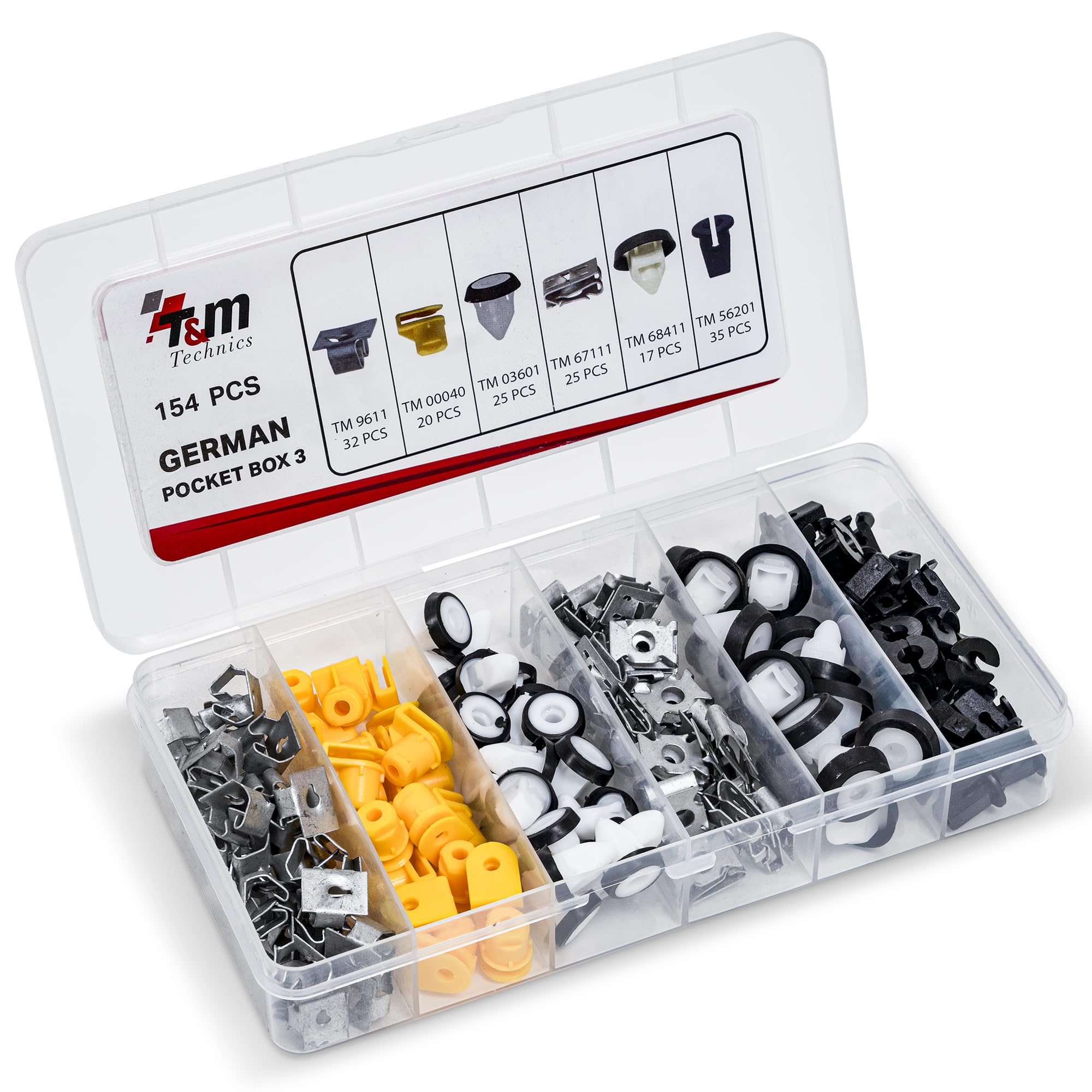 German Pocket Box 3 T&M Technics, 154 clips de carrosserie – vue 4