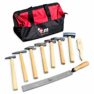 Set de 7 marteaux de débosselage aluminium T&M Technics