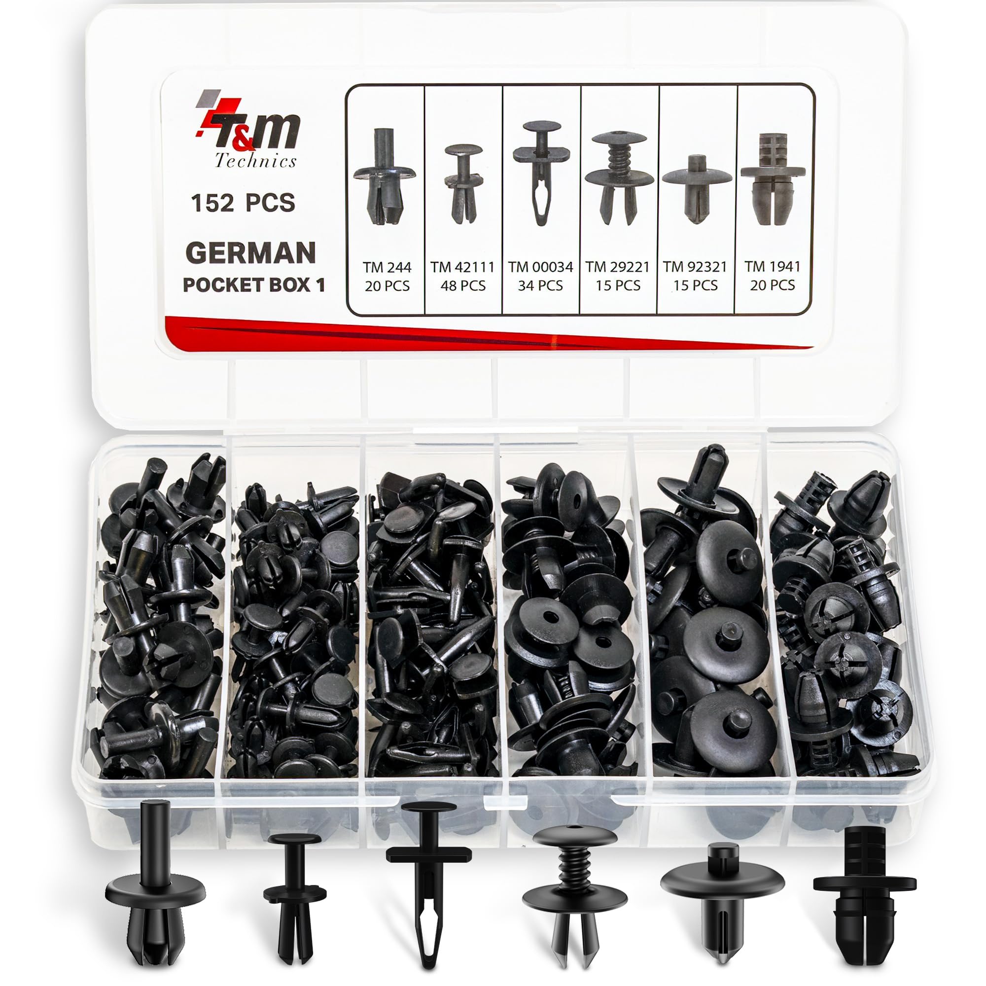German Pocket Box 1 T&M Technics, 152 clips de carrosserie