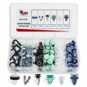 Door Panel Pocket Box T&M Technics, 159 clips de panneaux de porte