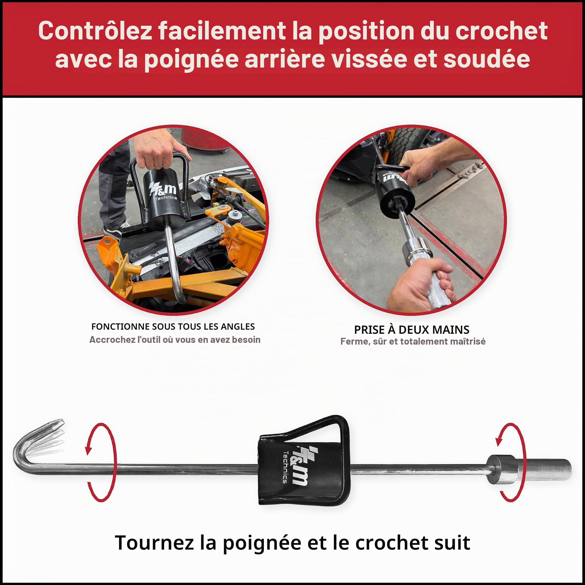 Marteau à inertie XL 9,3 kg T&M Technics – vue 6