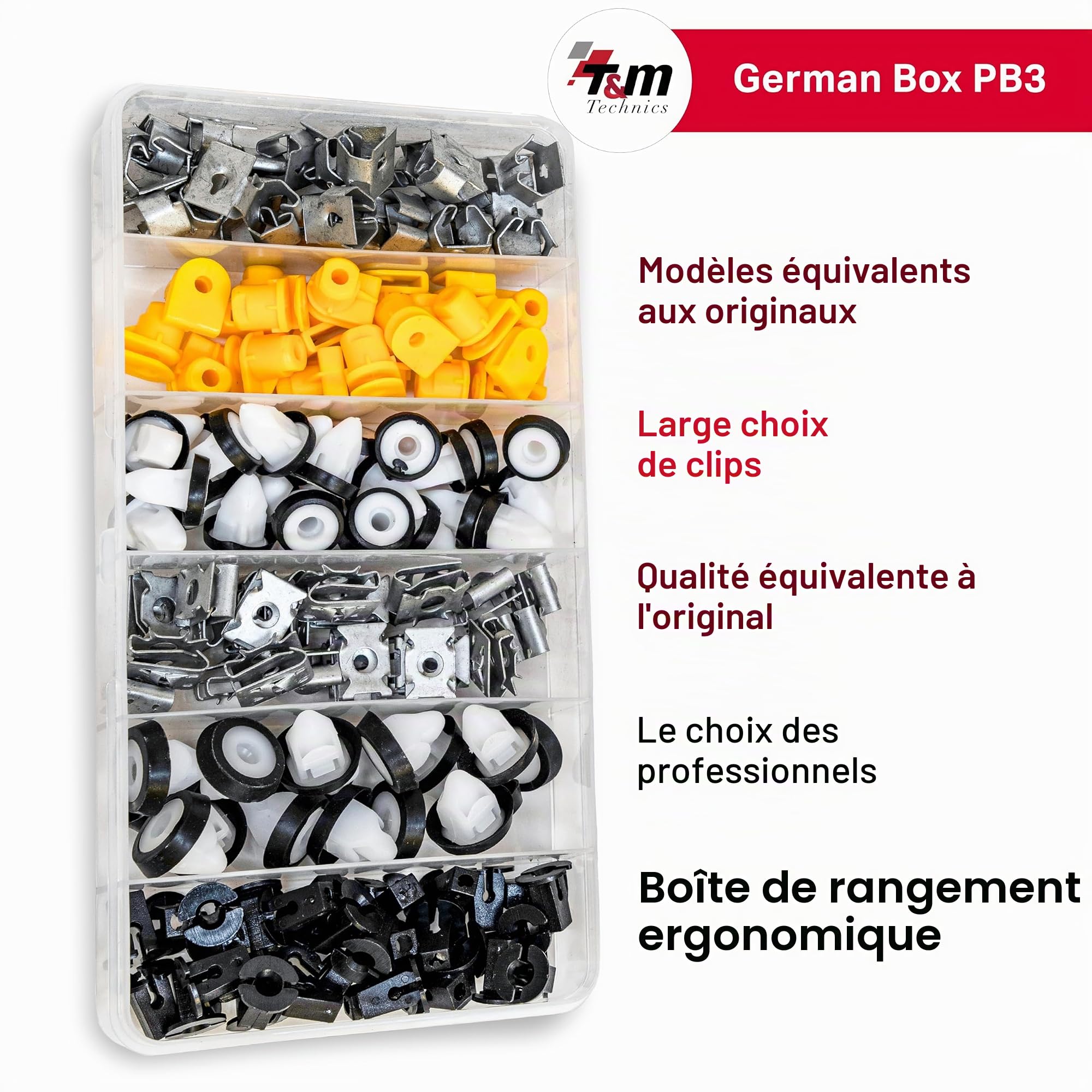 German Pocket Box 3 T&M Technics, 154 clips de carrosserie – vue 2