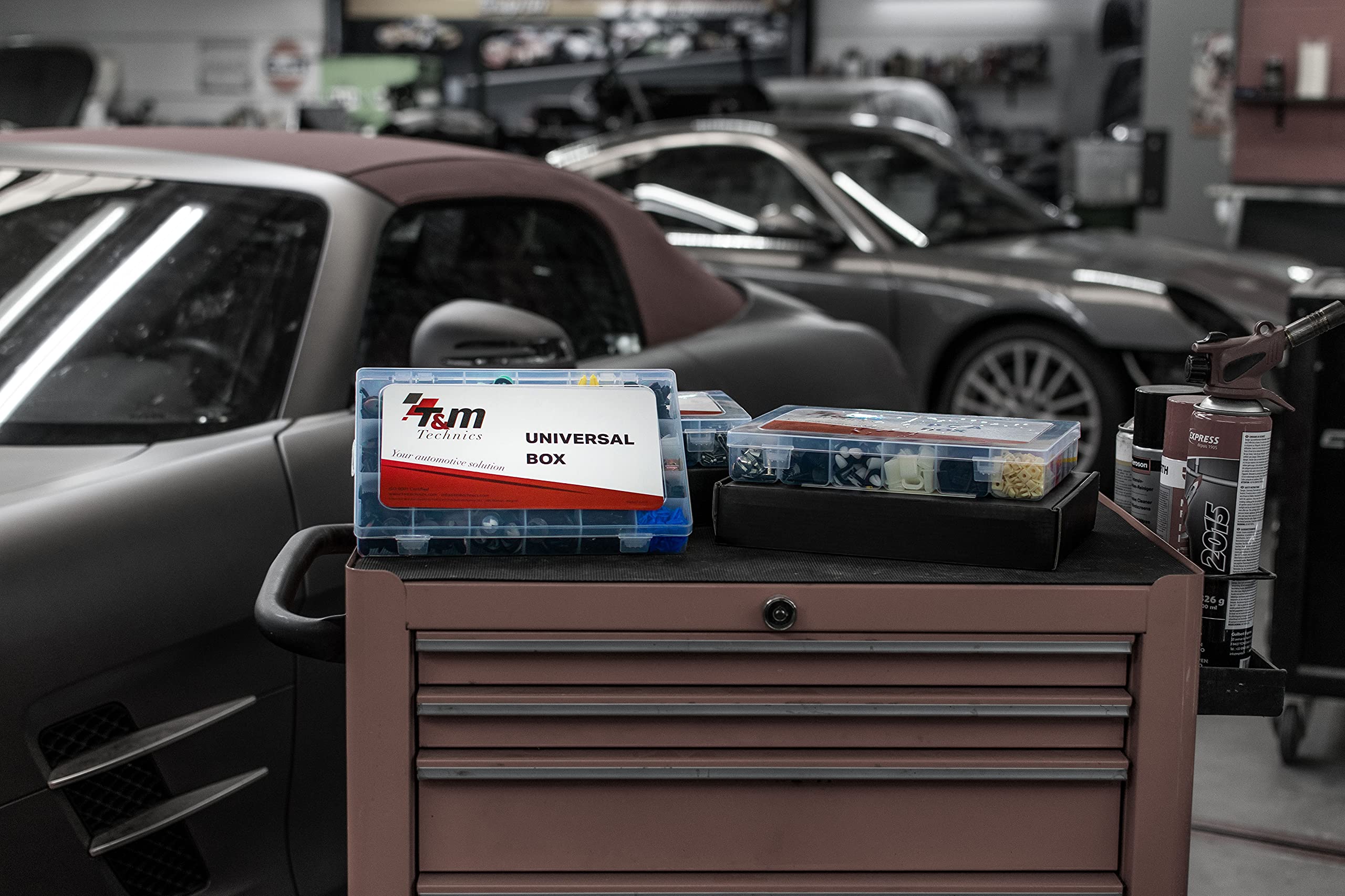 Coffret T&M Technics de 457 clips de carrosserie toutes marques – vue 8