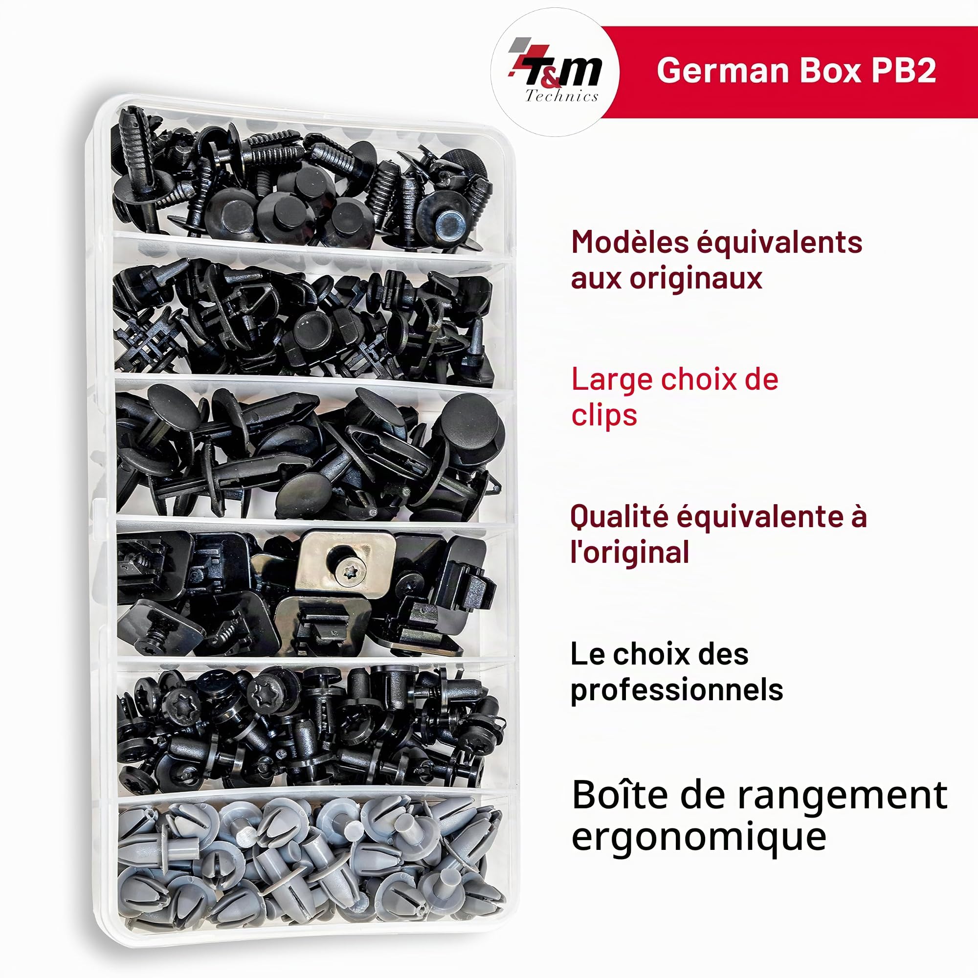 German Pocket Box 2 T&M Technics, 136 clips de carrosserie – vue 2