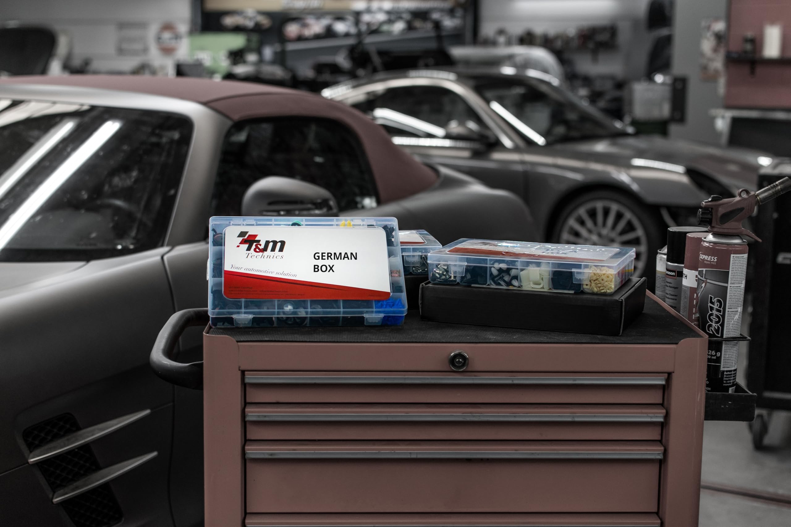 Coffret T&M Technics de 339 clips de carrosserie pour voitures allemandes – vue 6