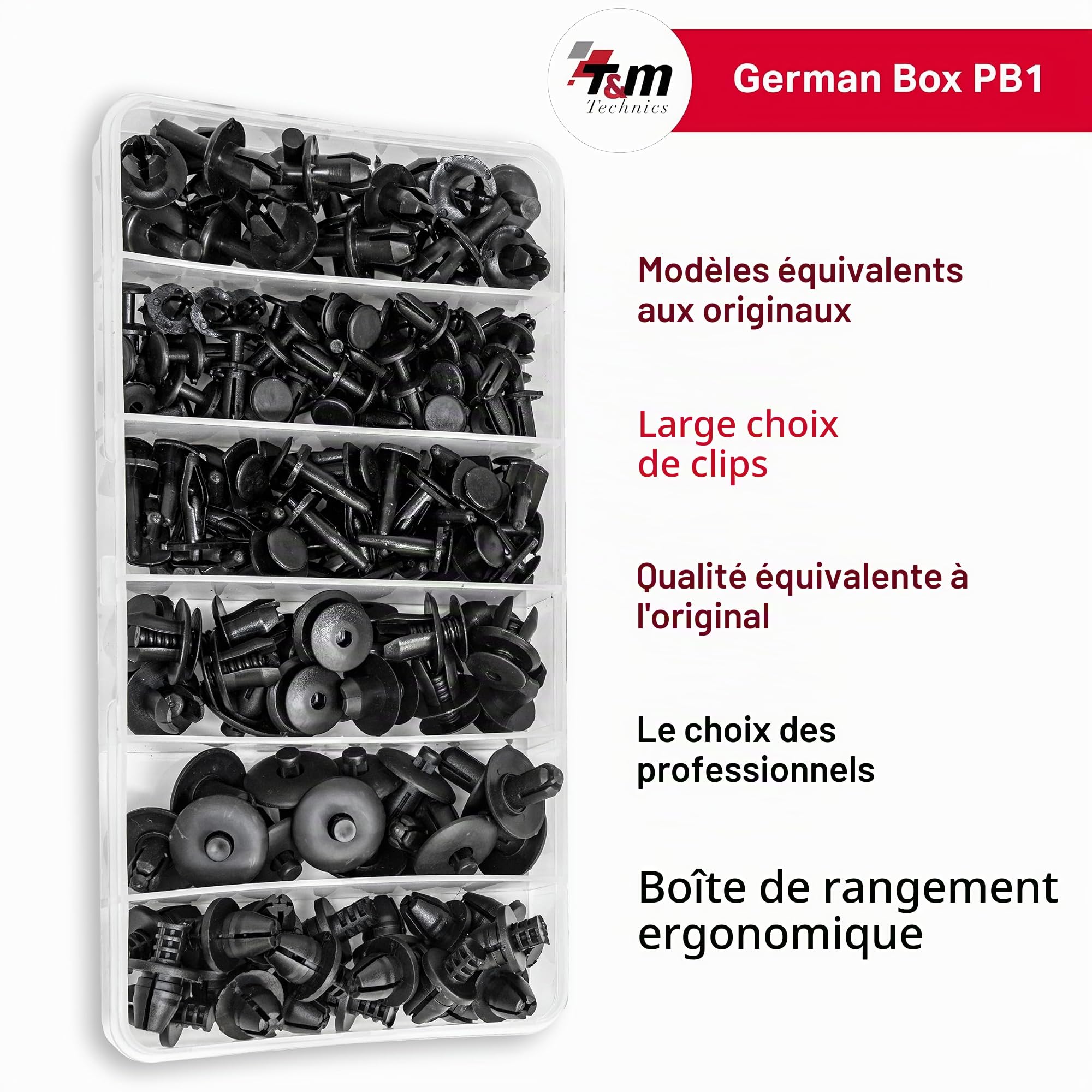 German Pocket Box 1 T&M Technics, 152 clips de carrosserie – vue 2